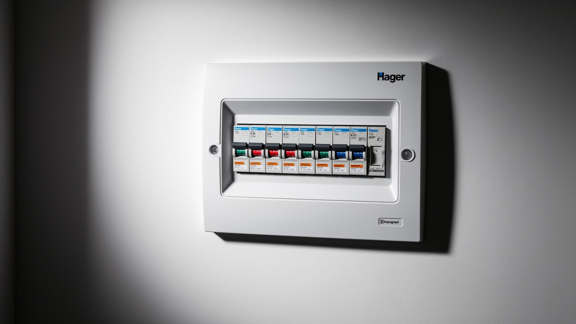 Modern consumer unit fuse board installation in Crawley